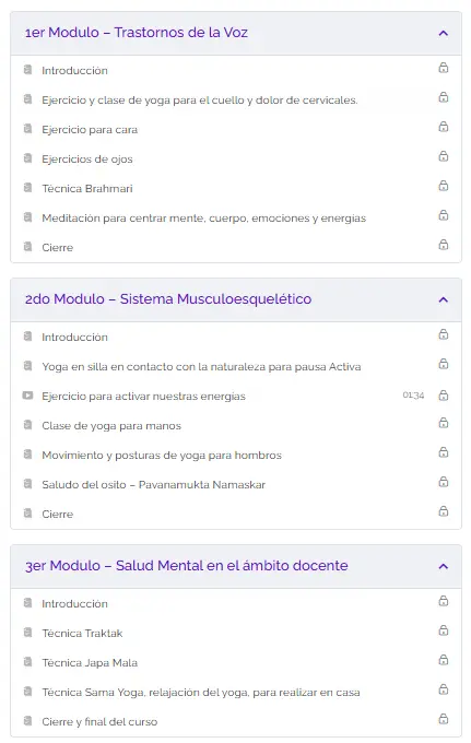 contenido curso